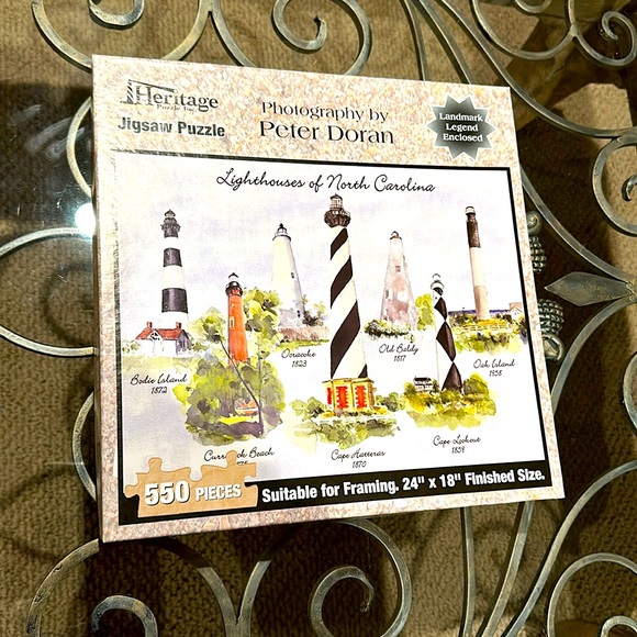 Heritage lighthouses of North Carolina puzzle - Picture 1 of 3